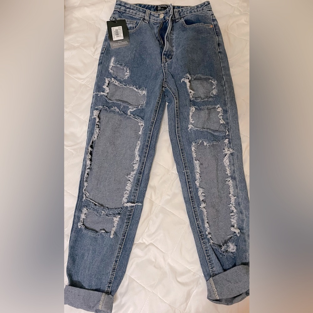 Ripped Mom Jeans